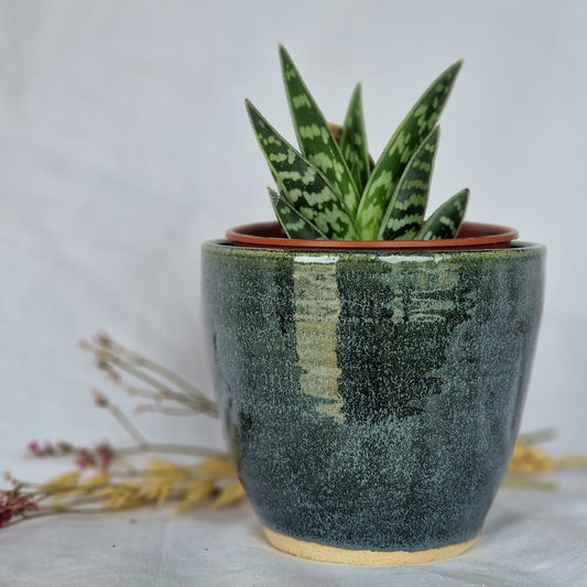 Green 10cm Planter