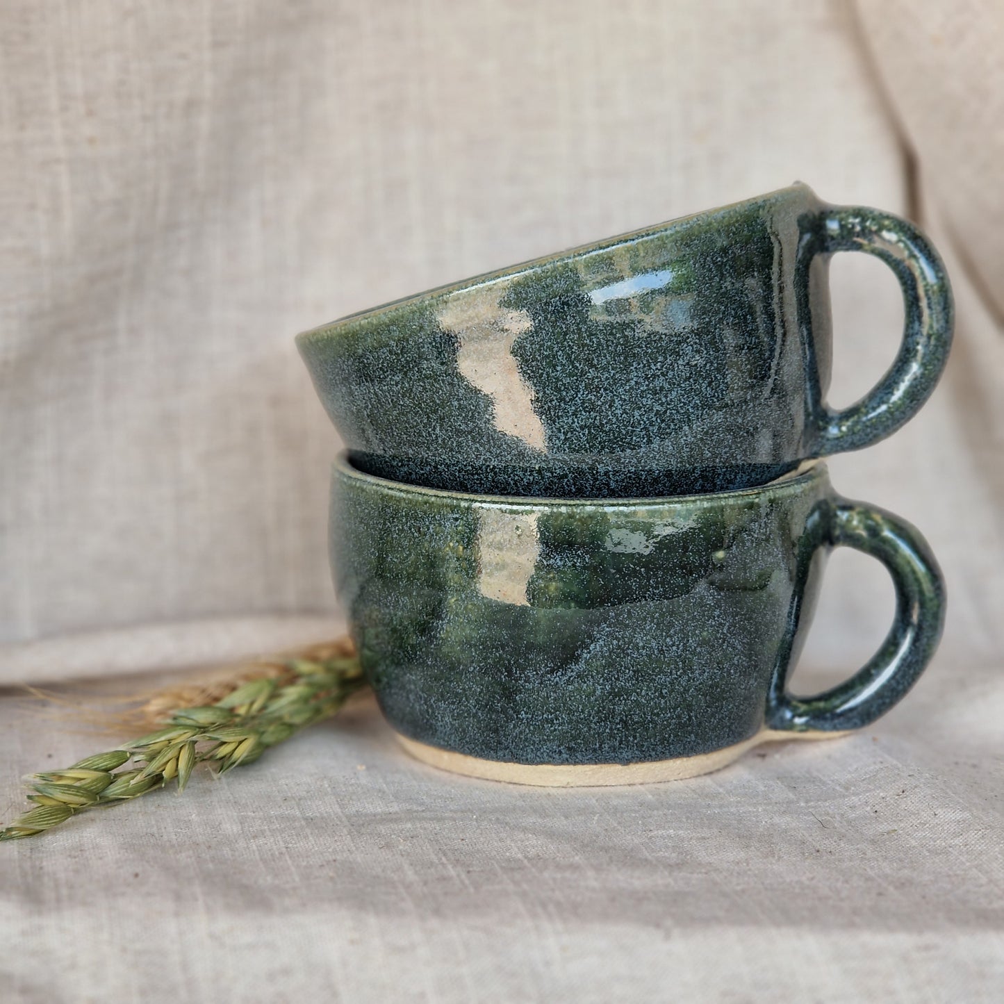 Green Cappuccino Mug