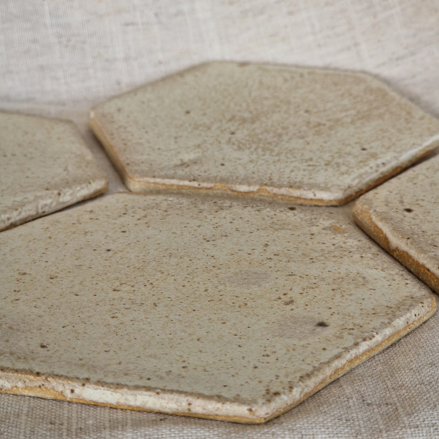 Cream coaster sets