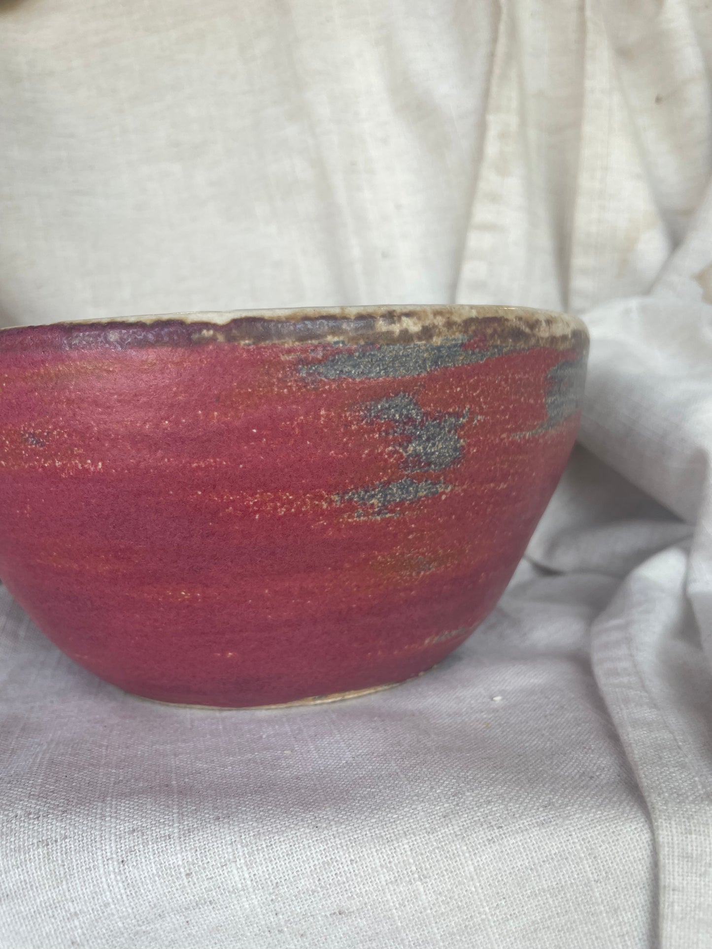One-off Dark Pink Ramen bowl