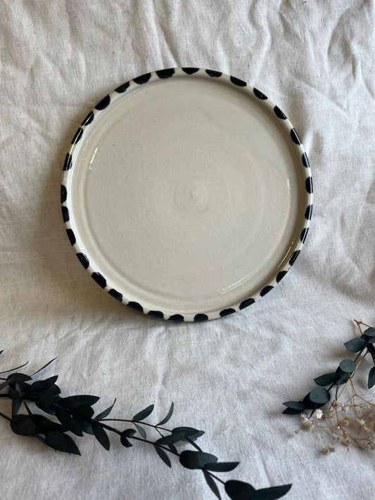 Stripe Ceramic Plate