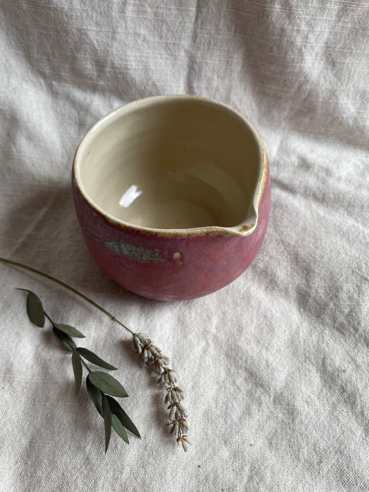 Dark Pink Matcha Bowl