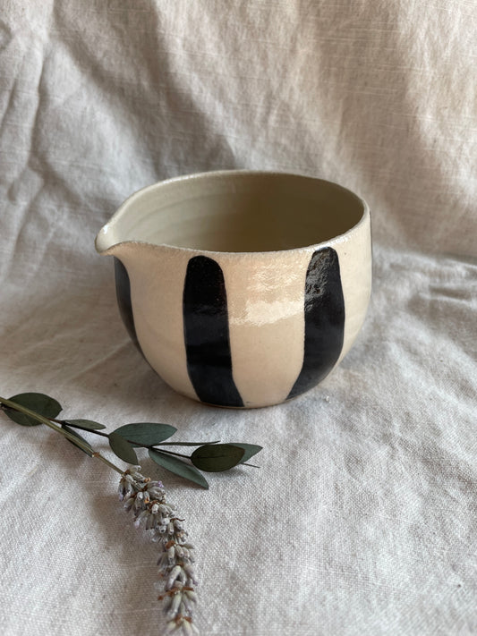 Stripe Matcha Bowl