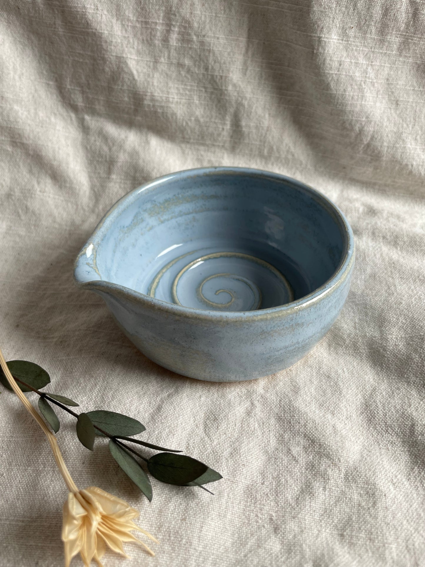Sky Blue Shaving Bowl