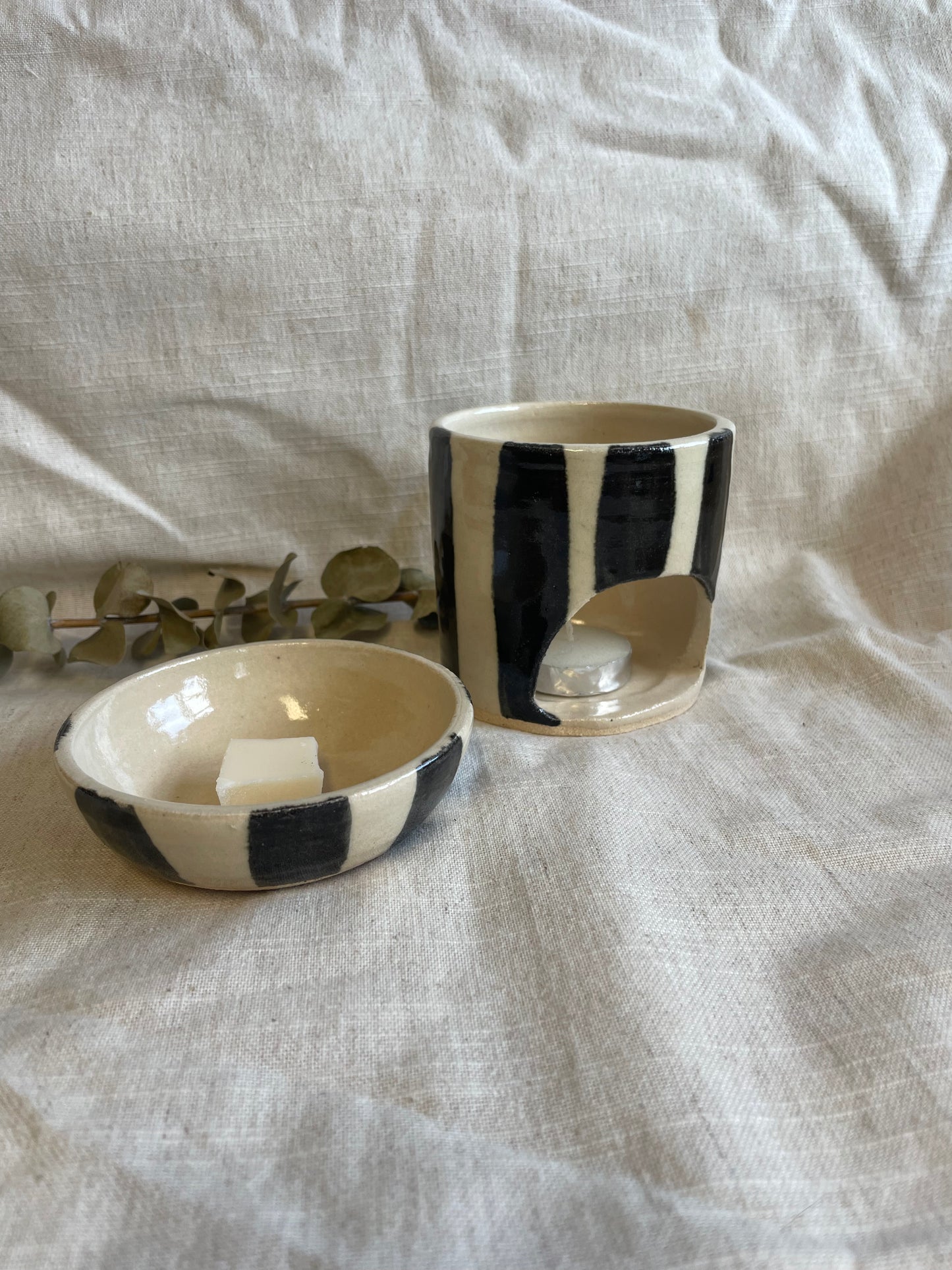 Stripe Wax Burner
