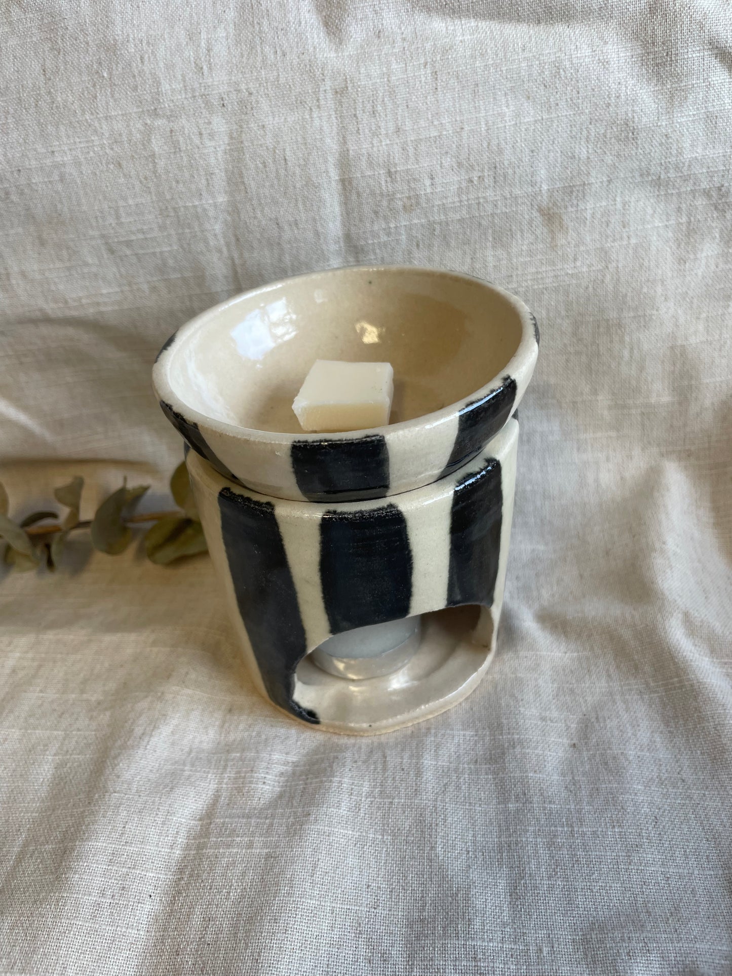 Stripe Wax Burner