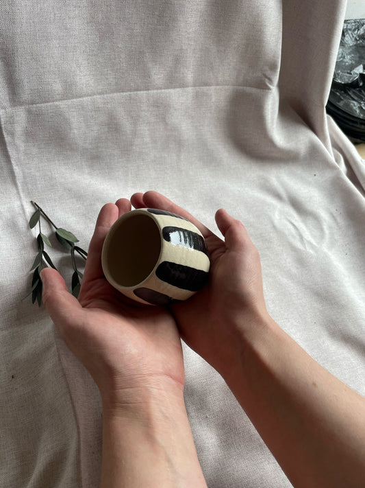 Stripe Mini Salt Pig