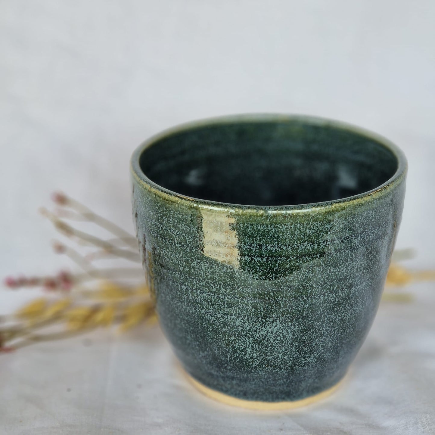 Green 10cm planter