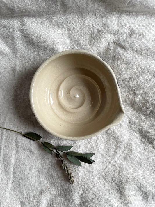 Stripe Shaving Bowl