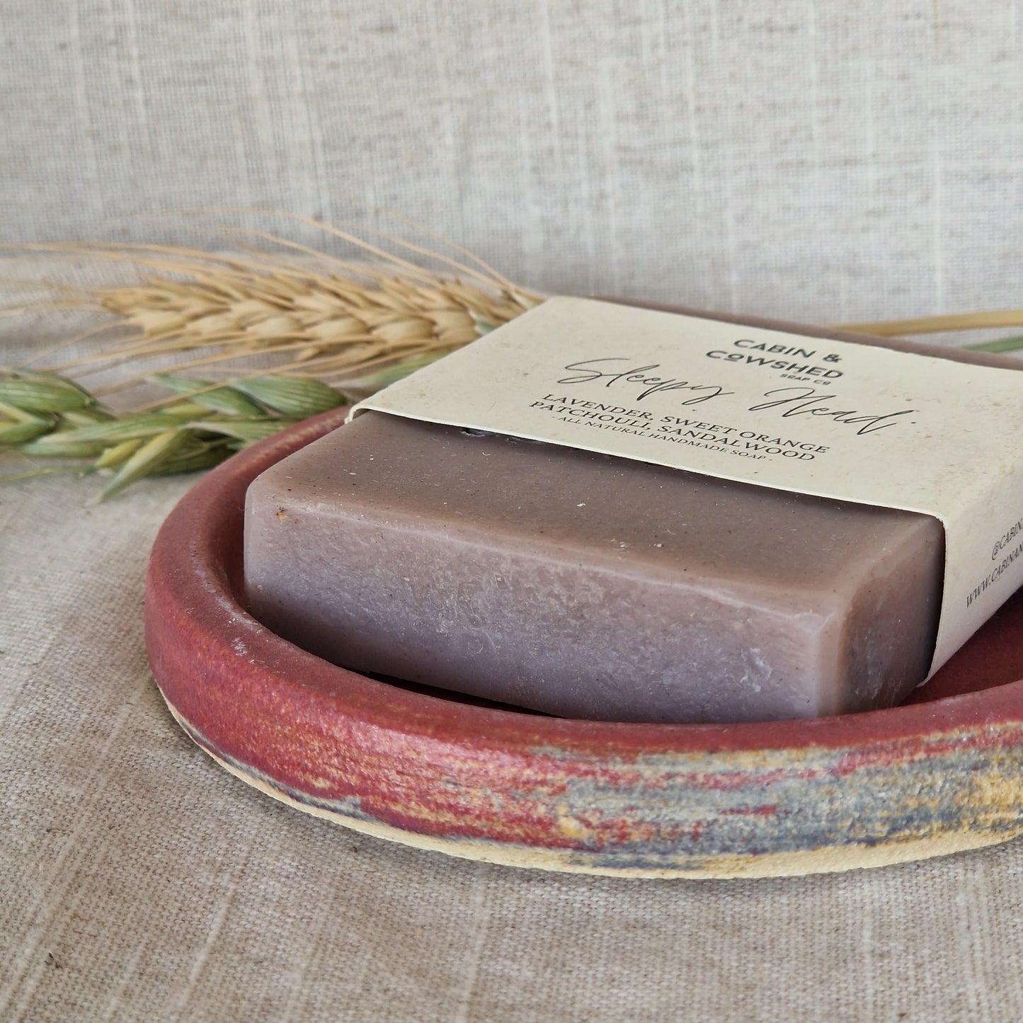 Dark Pink soap dish