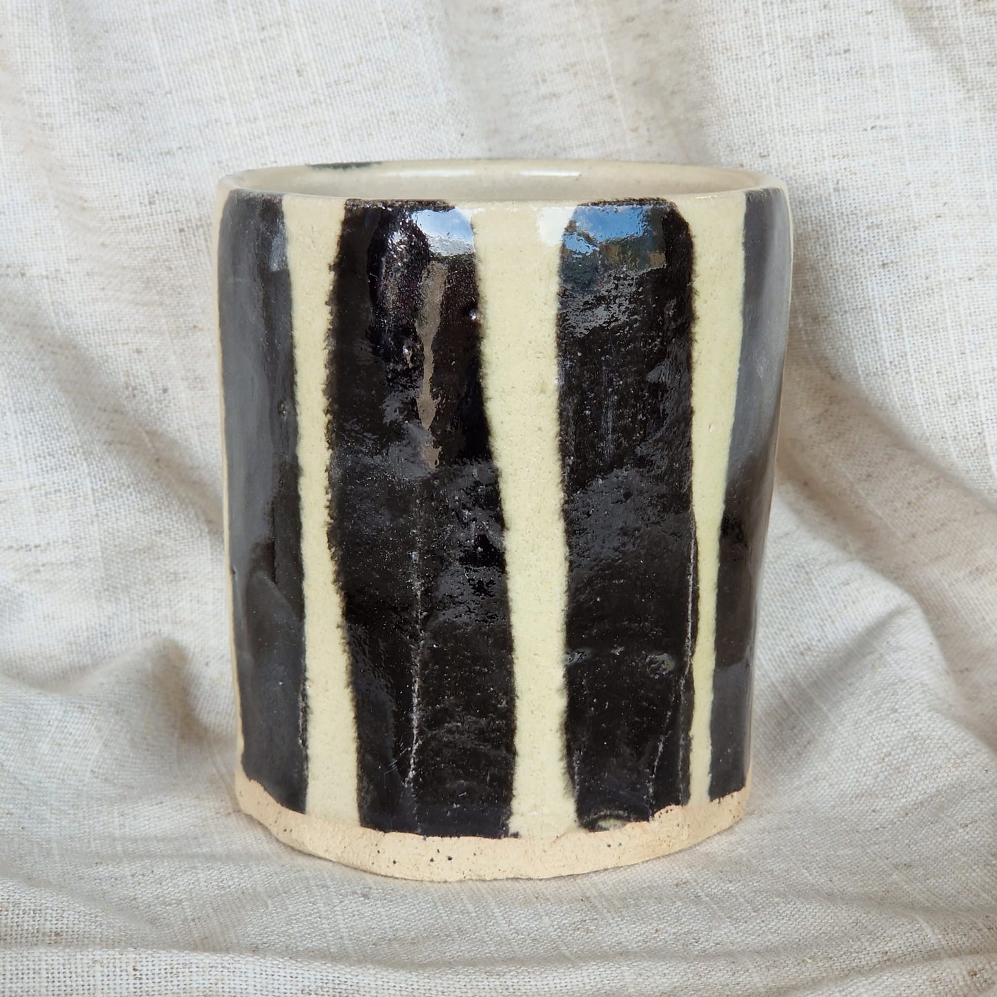 Stripe Double Espresso cup