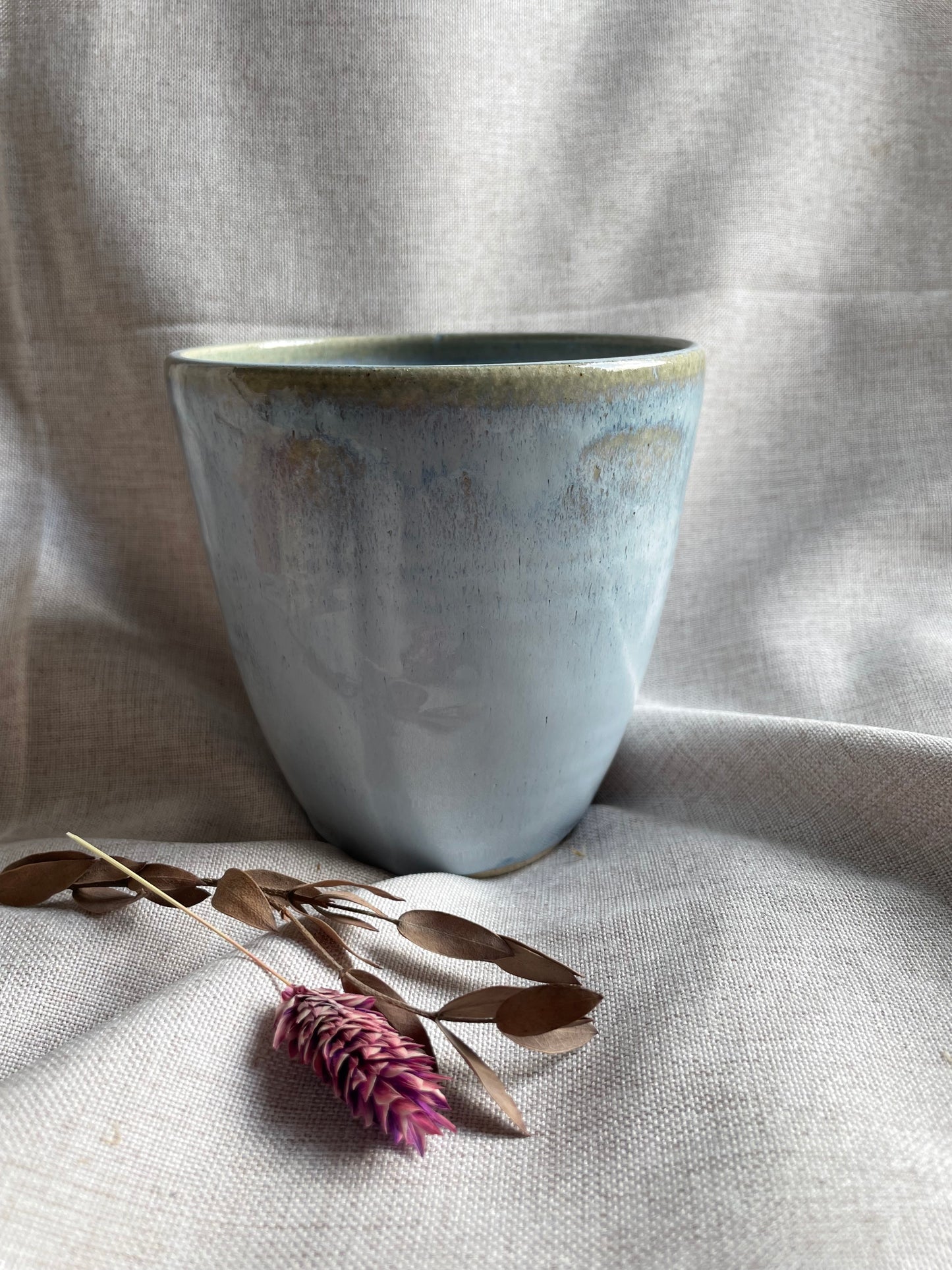 Sky Blue 10cm Planter