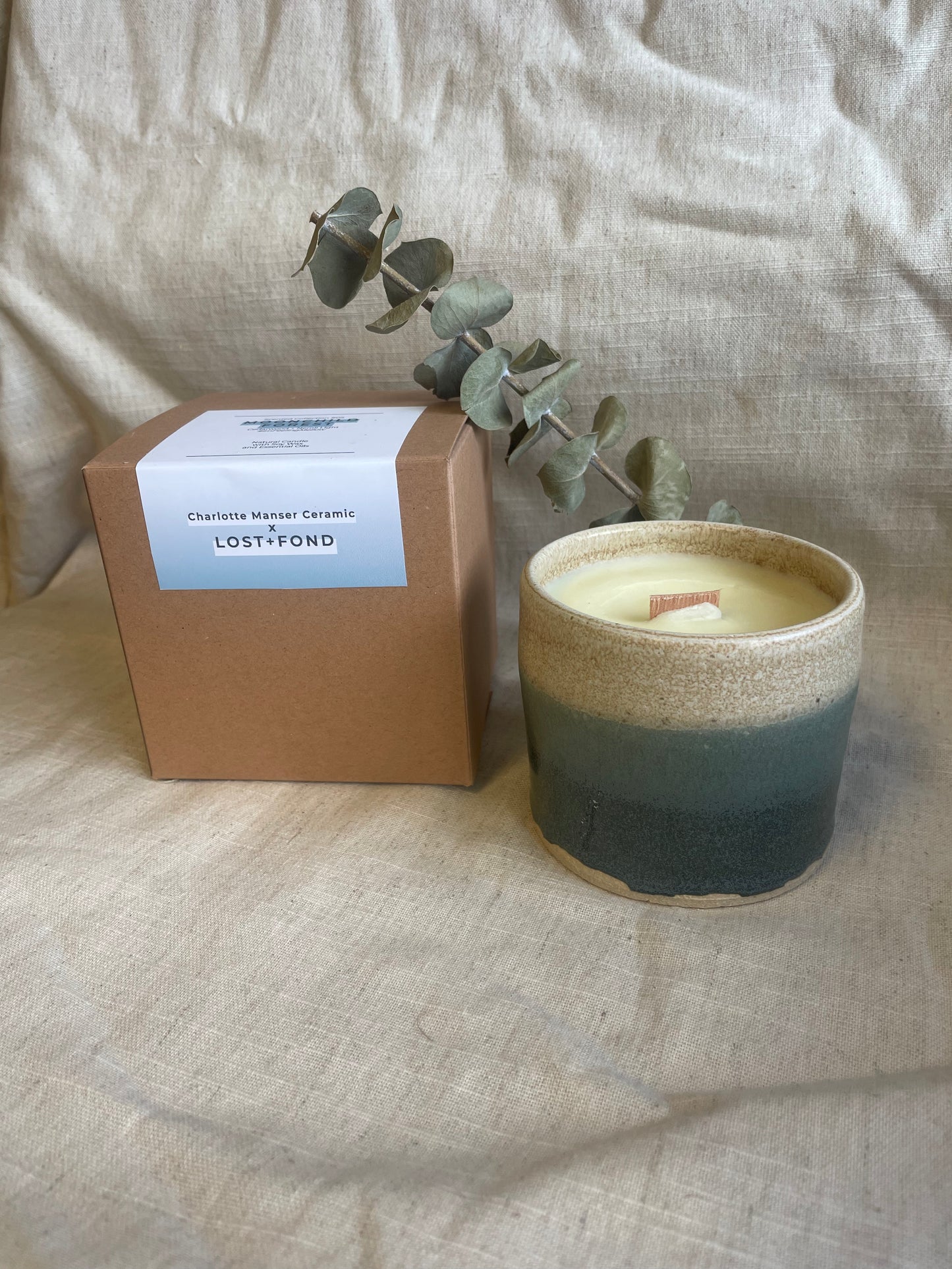 Ceramic candle