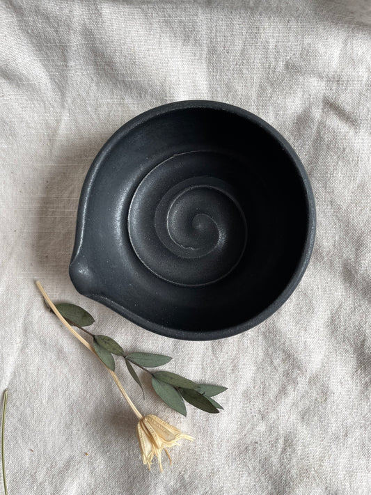Black Shaving Bowl