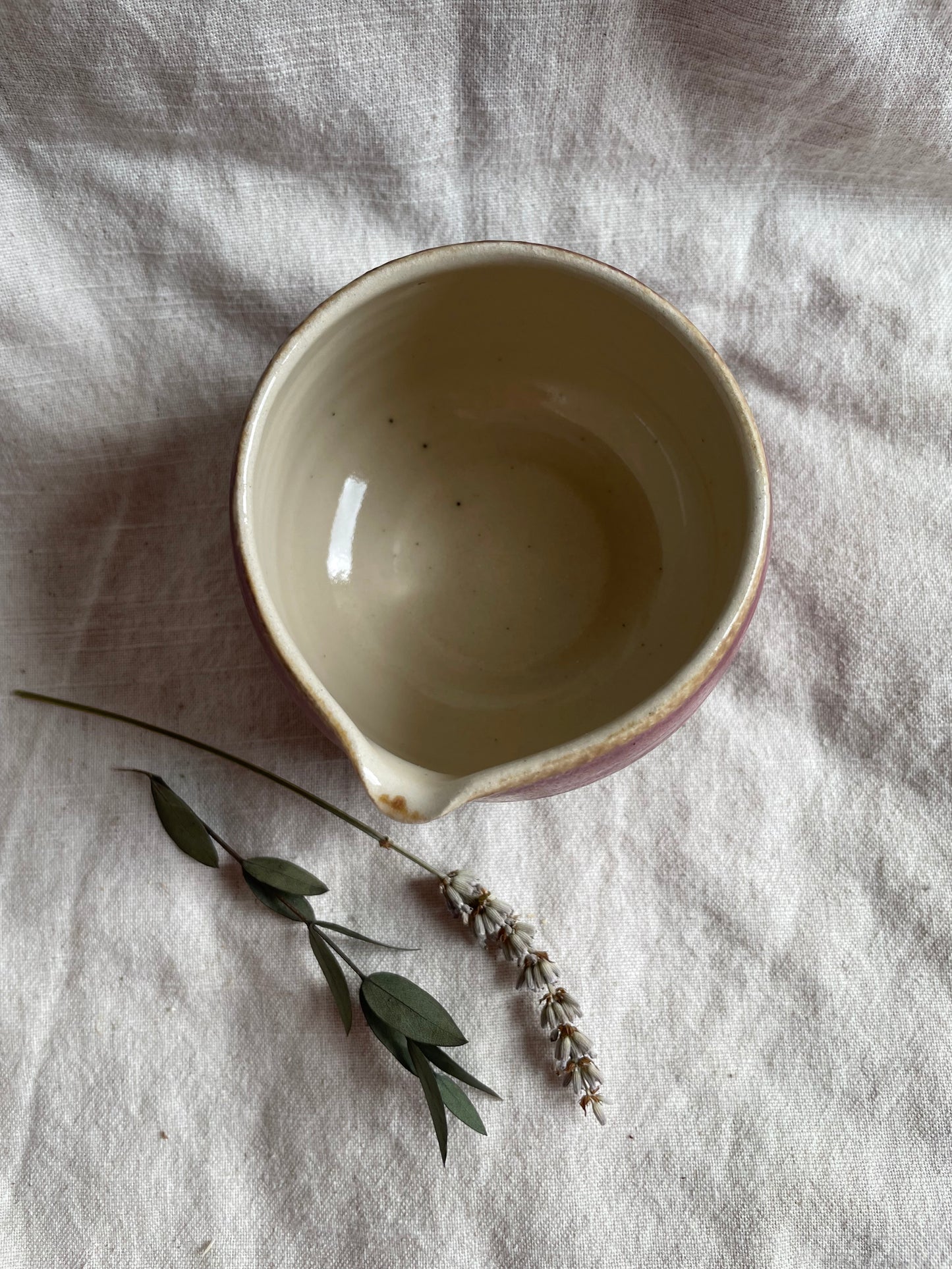 Dark Pink Matcha Bowl