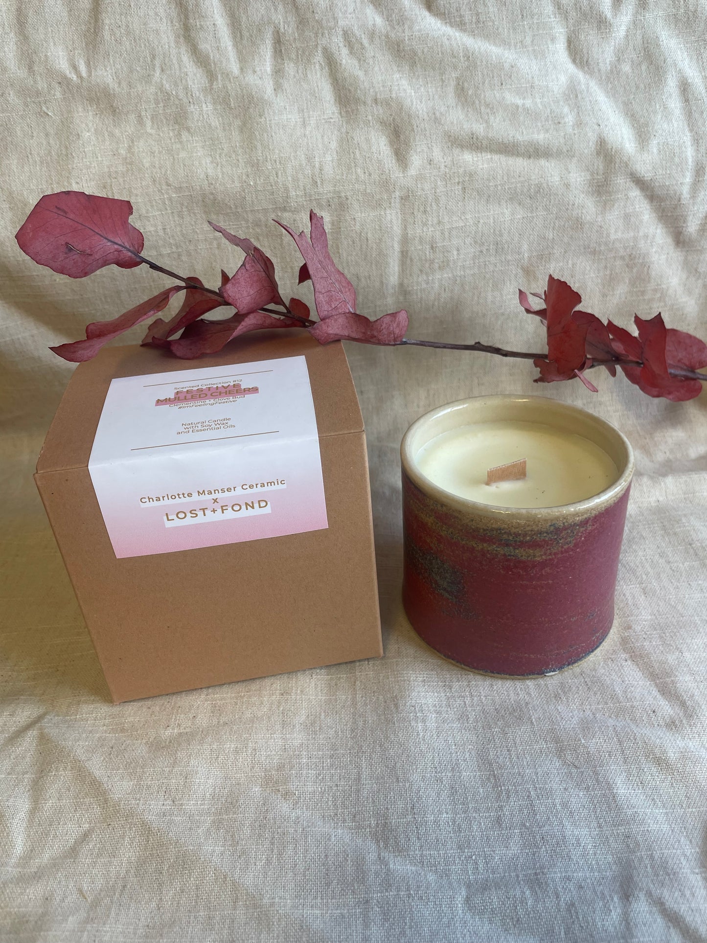 Ceramic candle