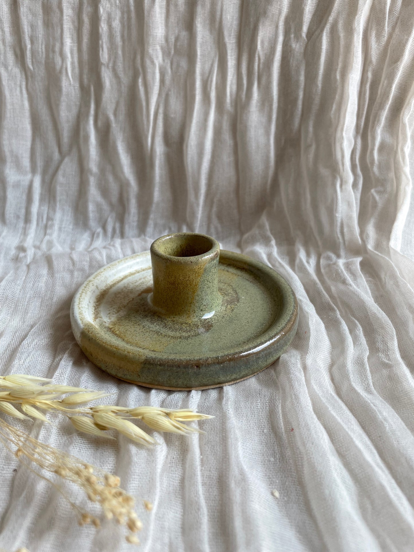 Bamboo Candlestick Holder