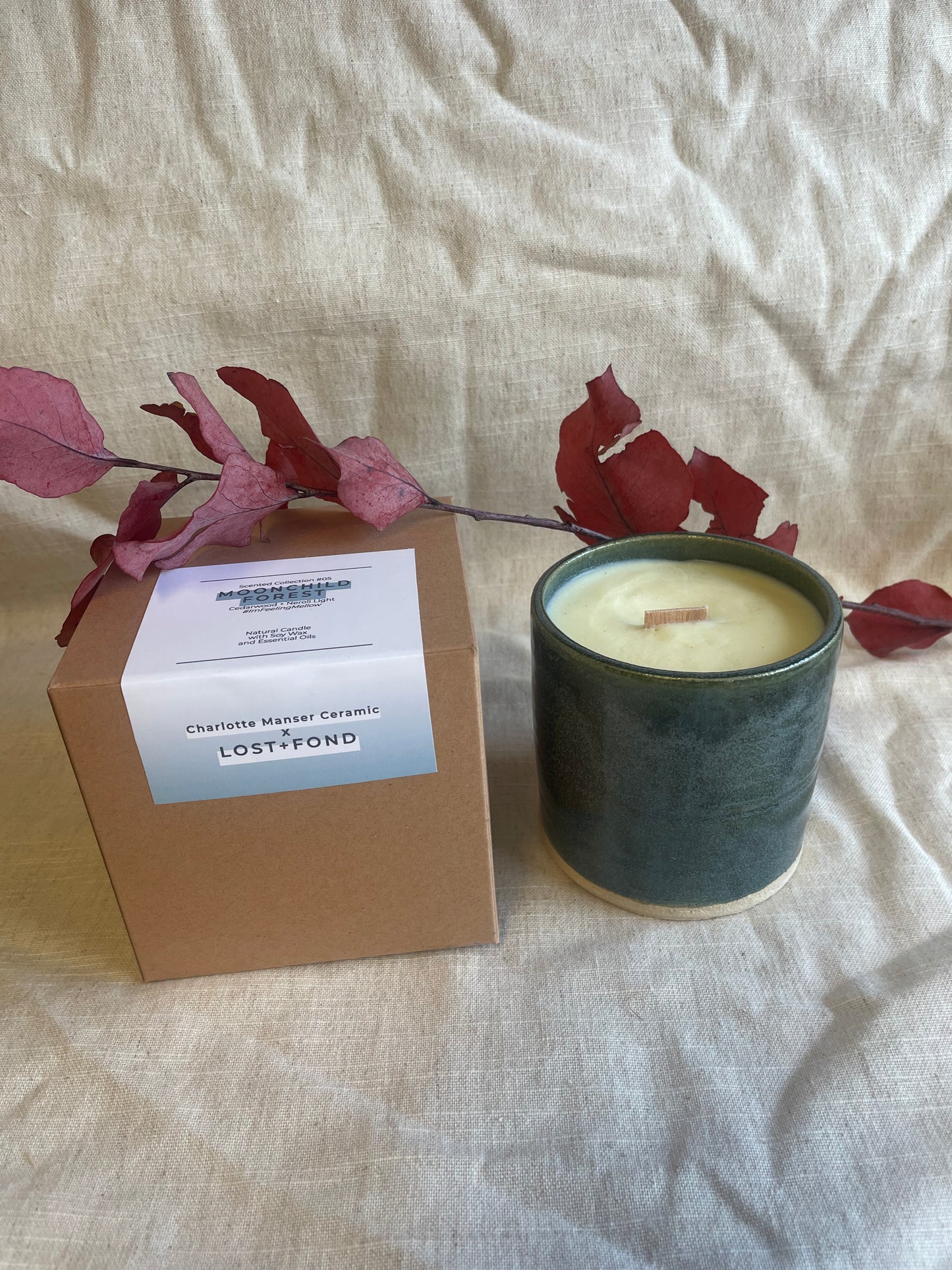 Ceramic candle