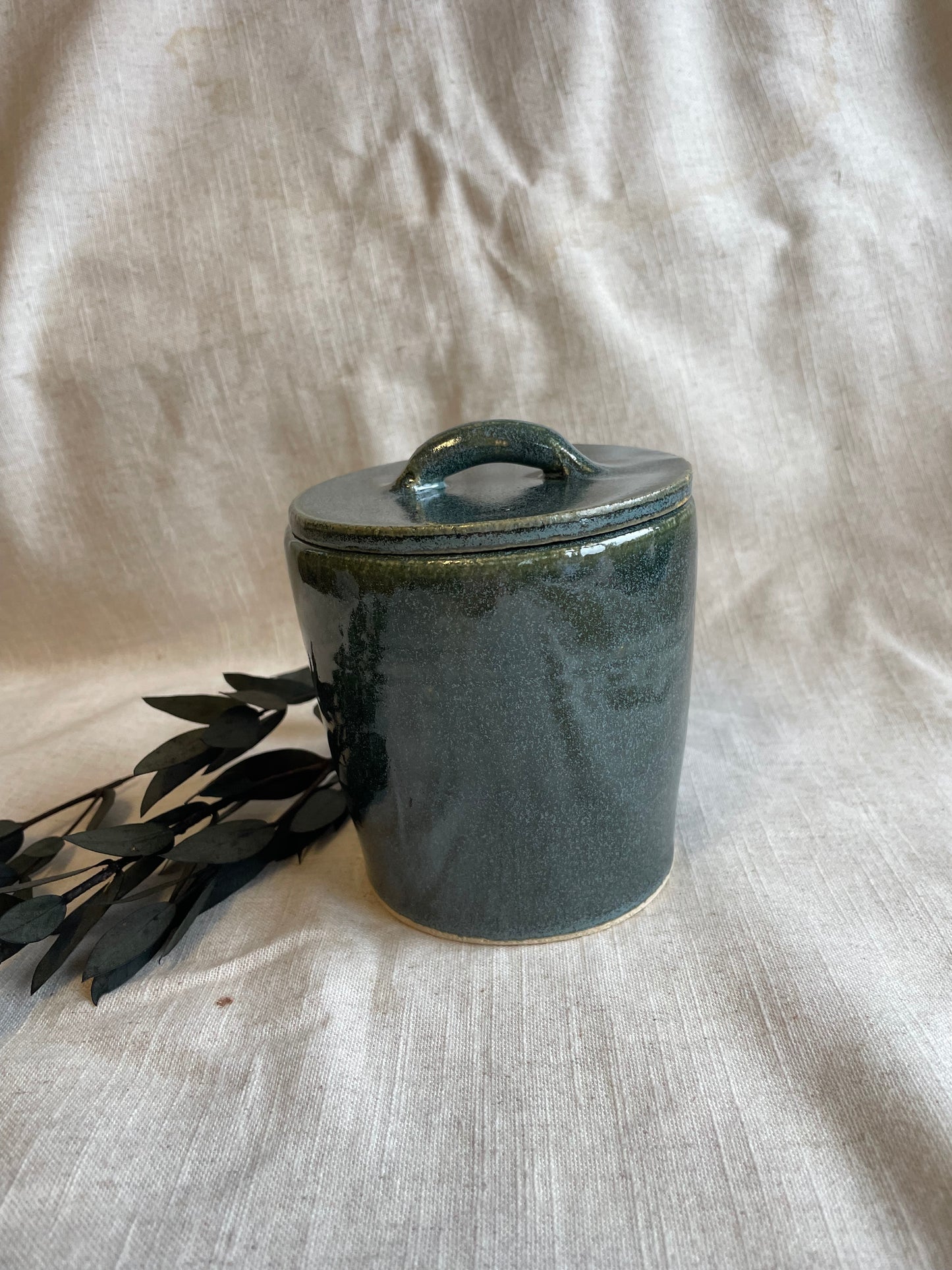 Green Butter Crock