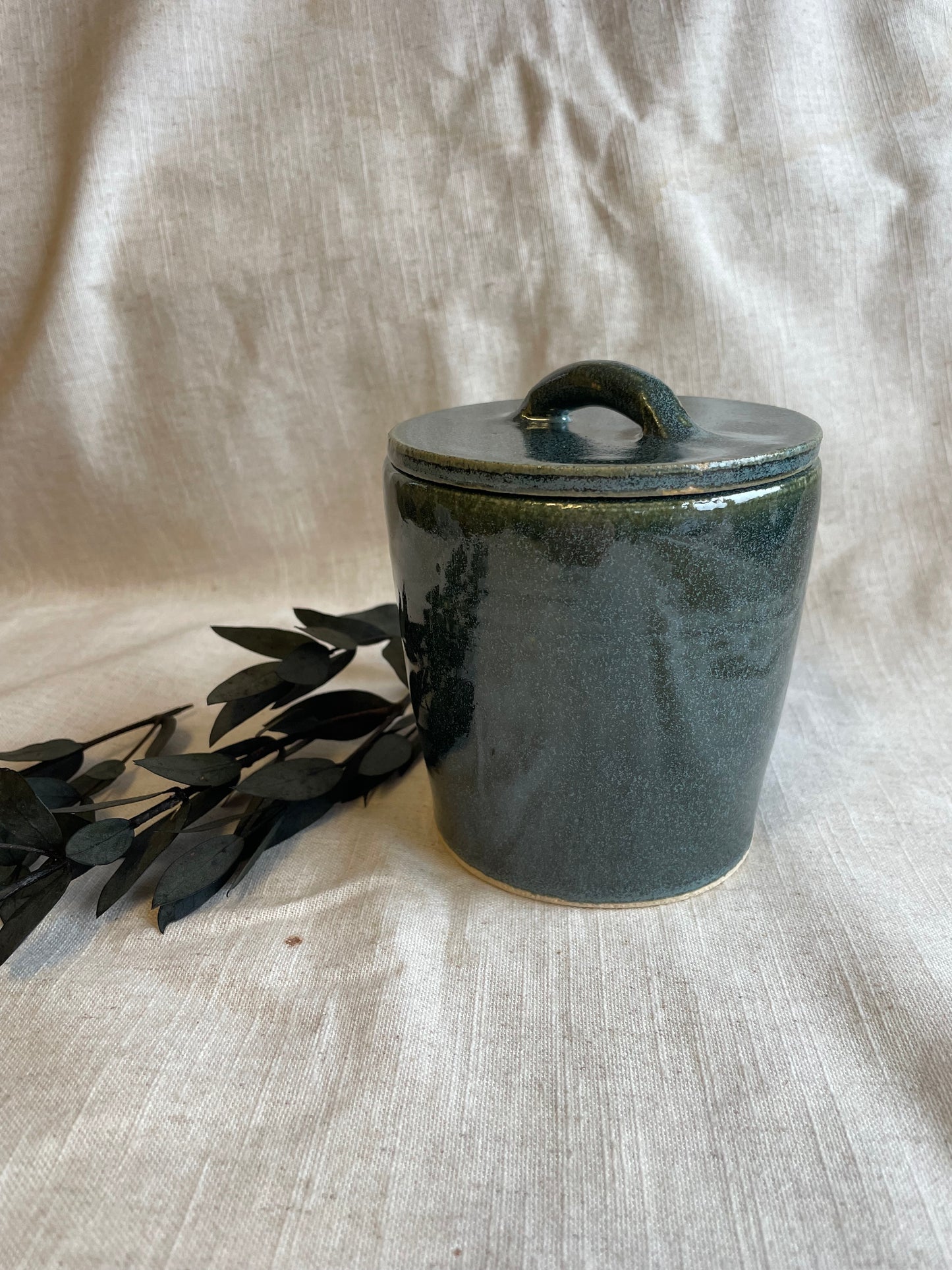 Green Butter Crock