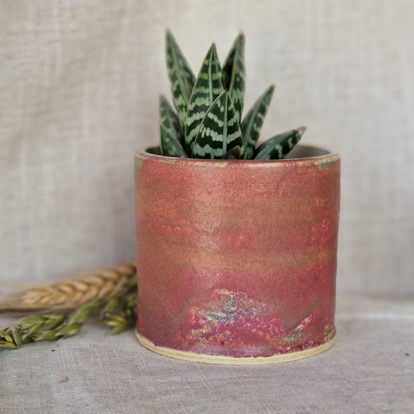 Dark Pink 8cm planter