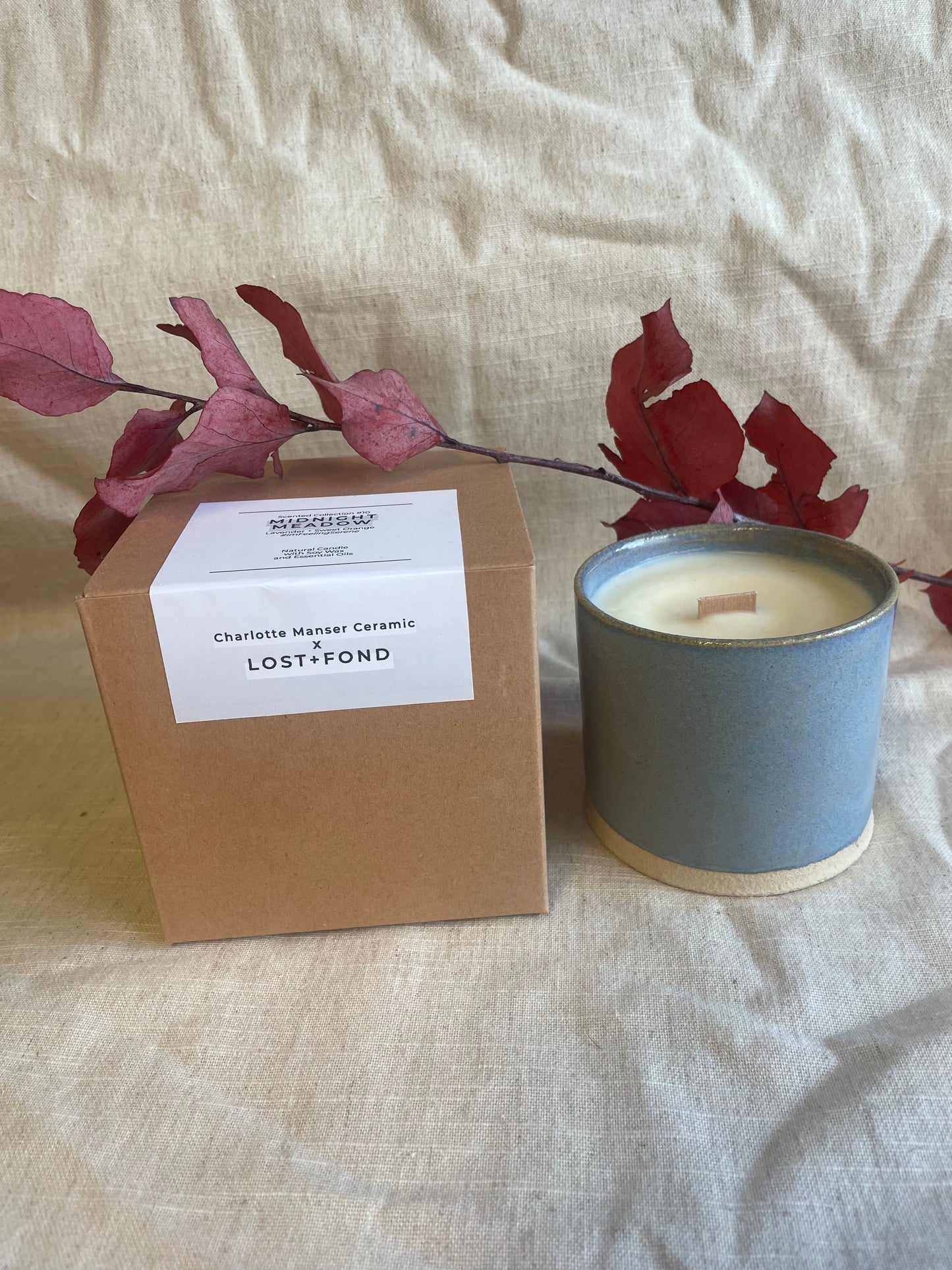 Ceramic candle