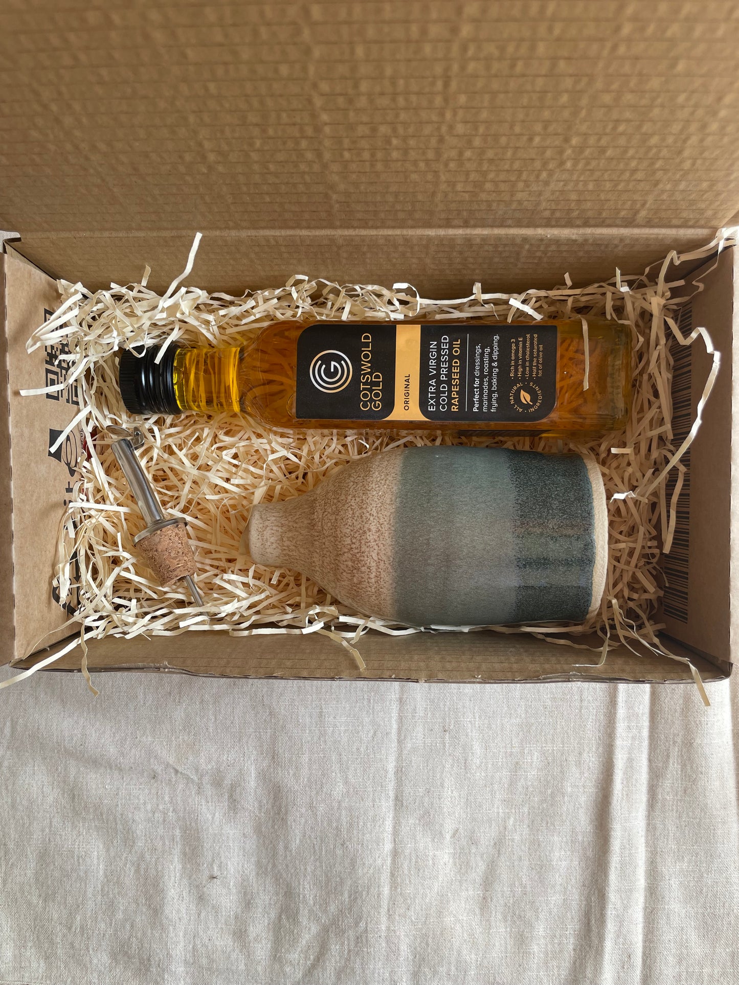 Mountains Oil Bottle