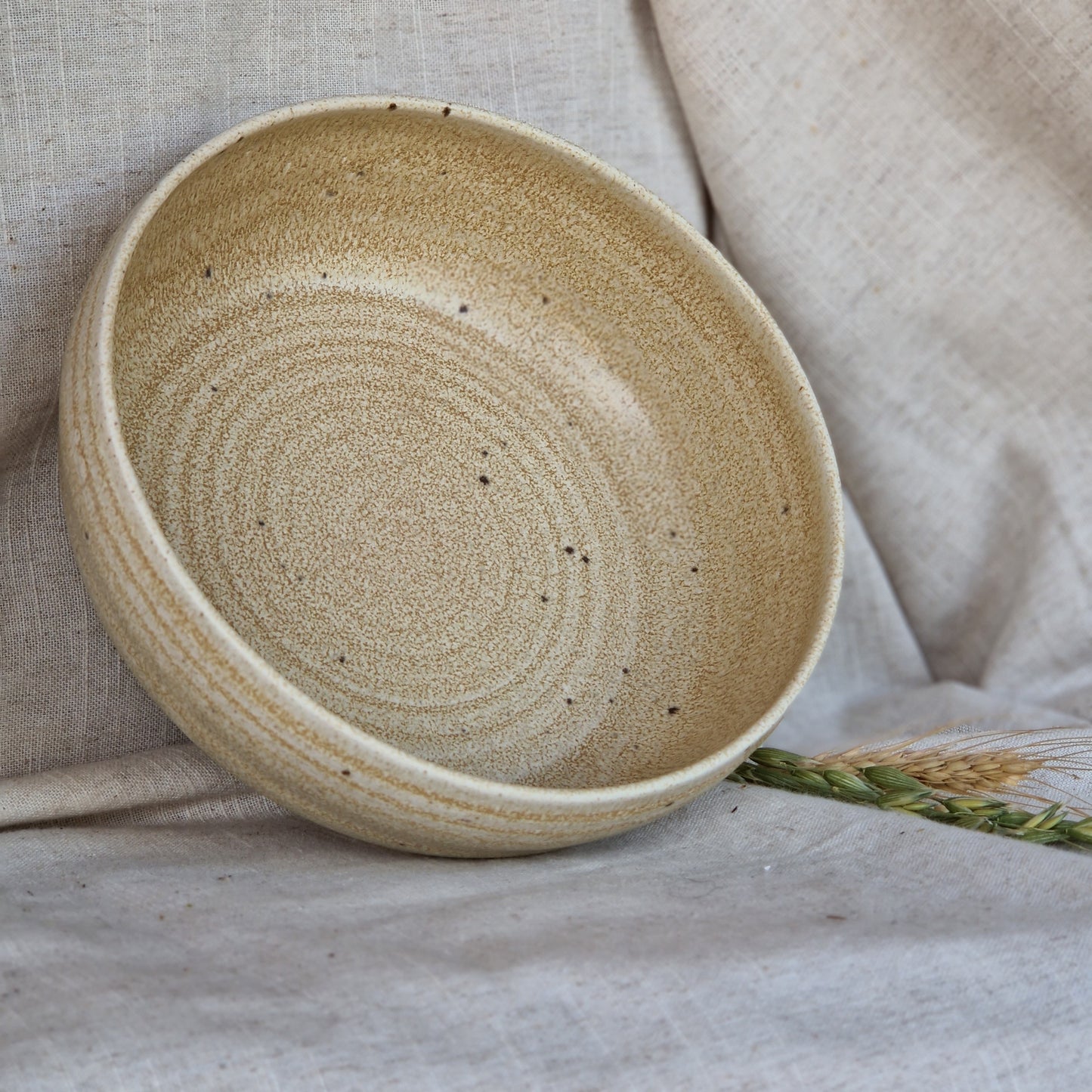 Cream pasta bowl