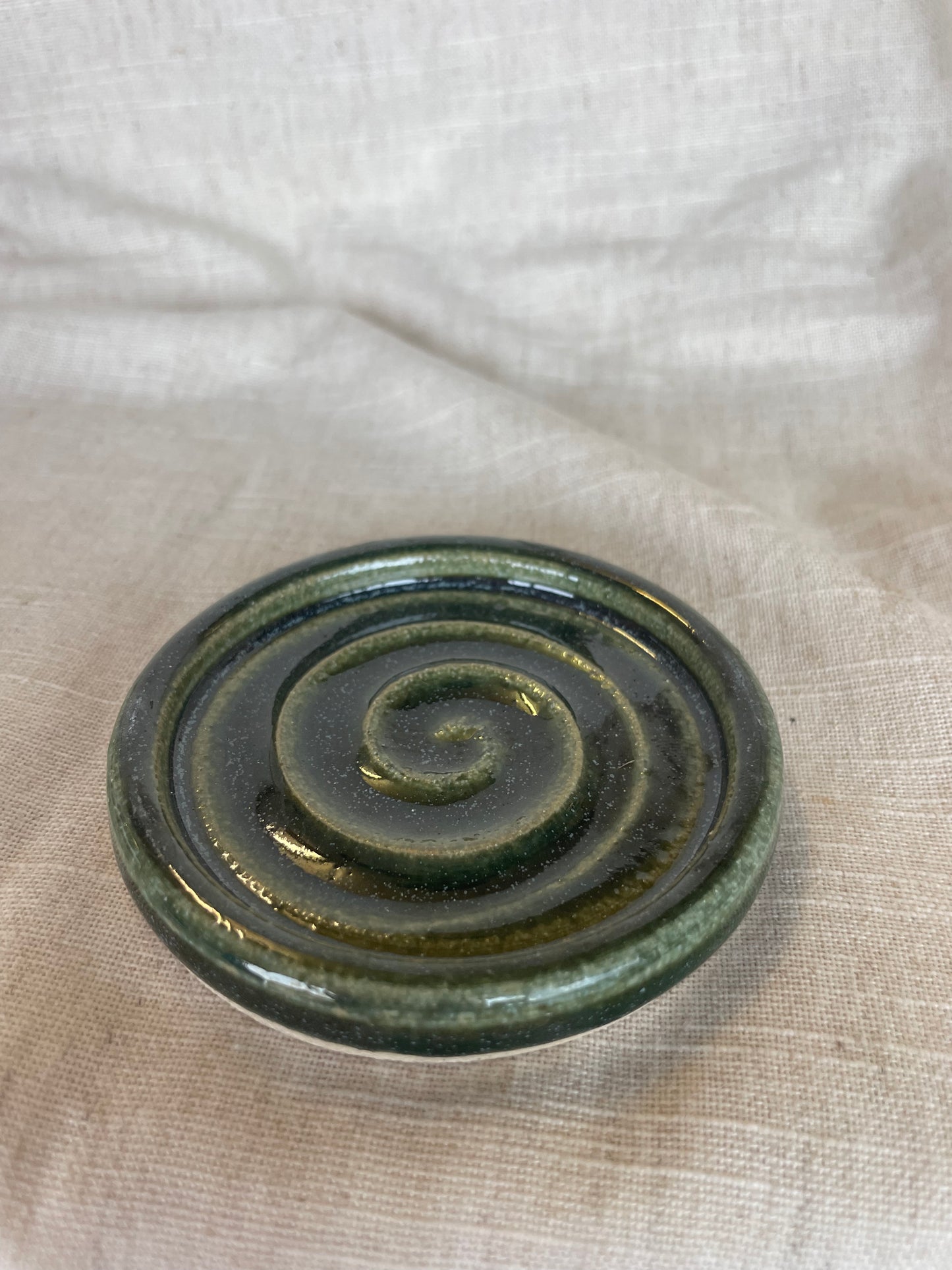Green Soap Dish