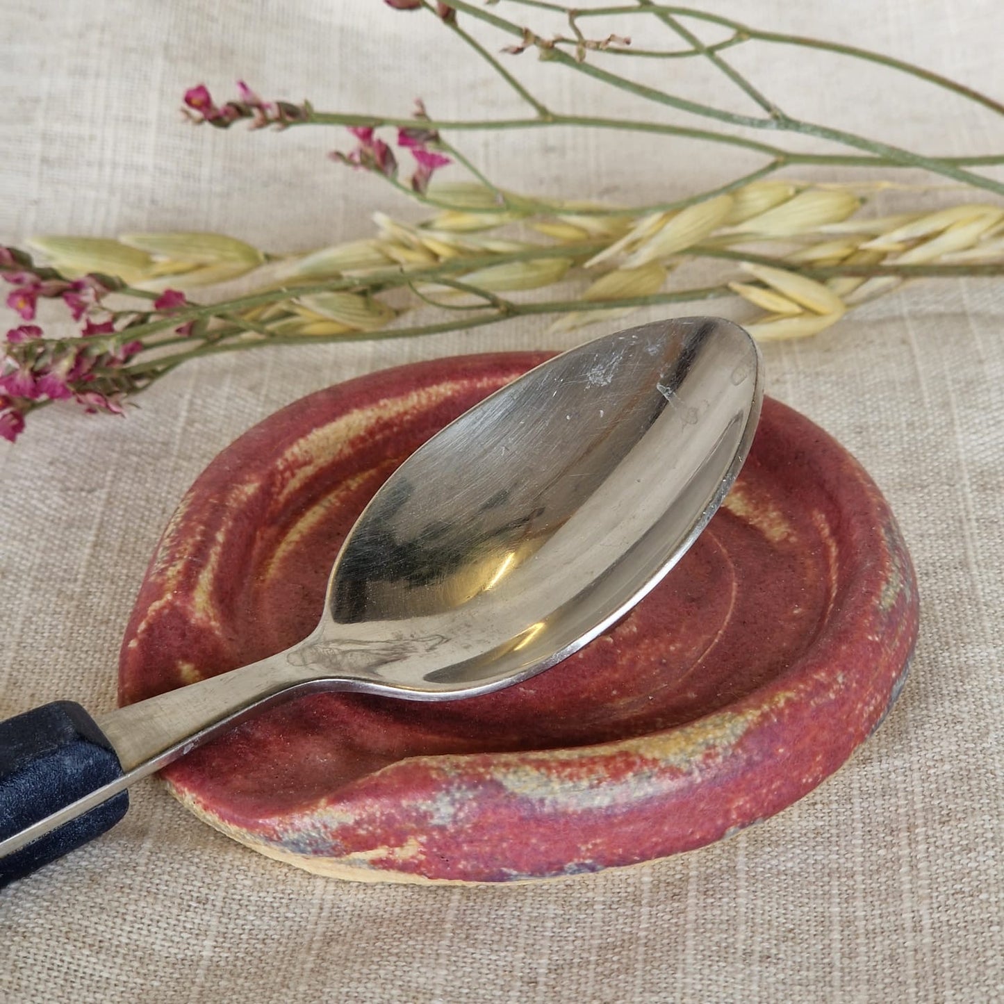 Dark Pink Mini Spoon Rest