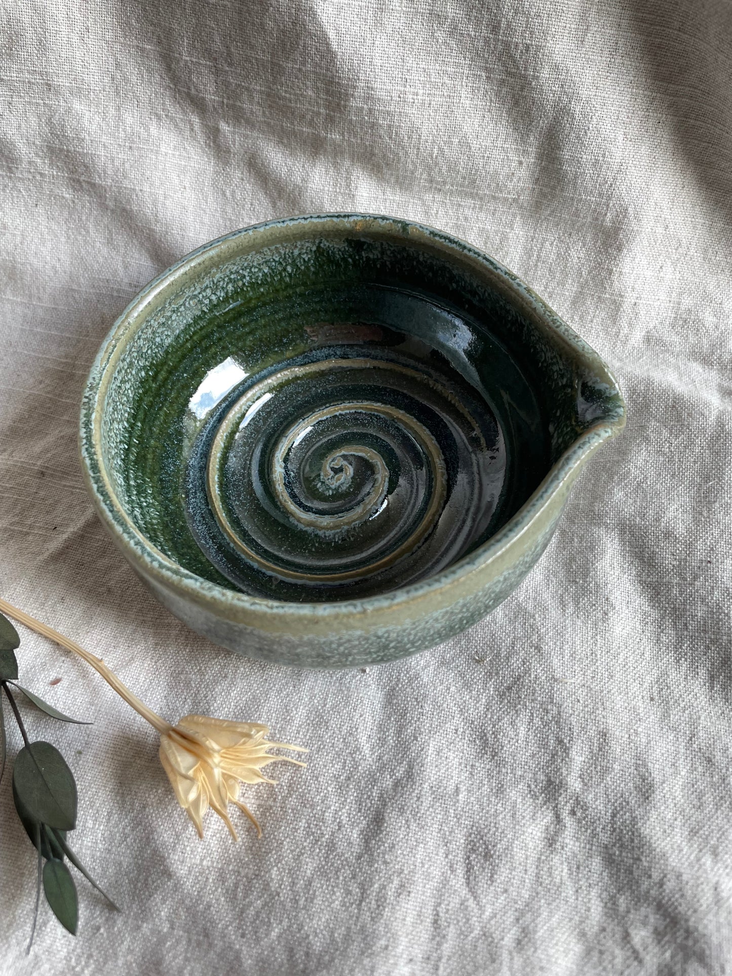 Green Shaving Bowl
