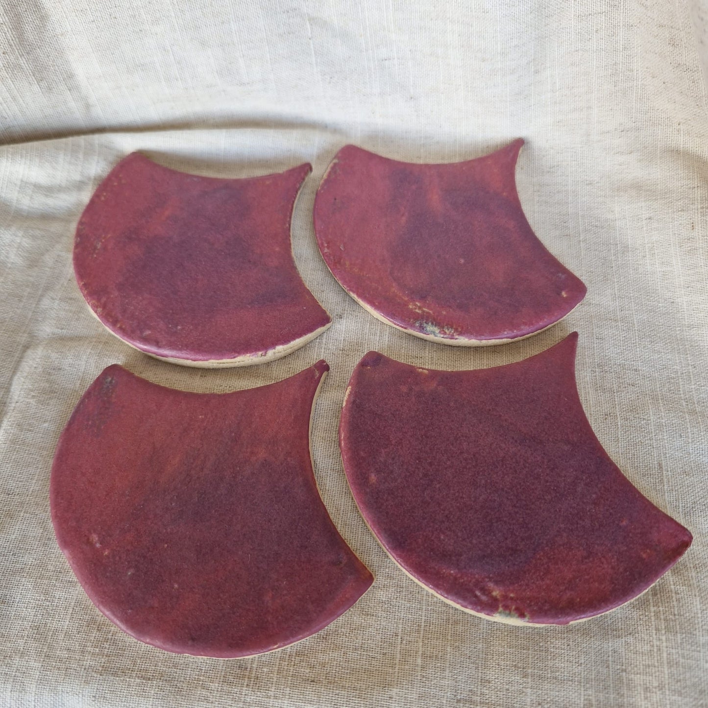 Dark Pink Coaster Sets