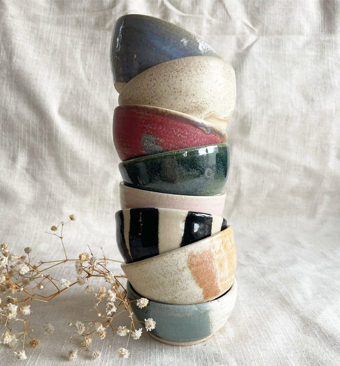 Stripe Condiment Pot