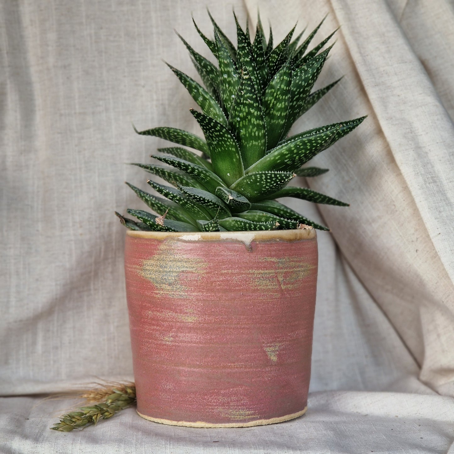 Dark Pink 12cm Planter