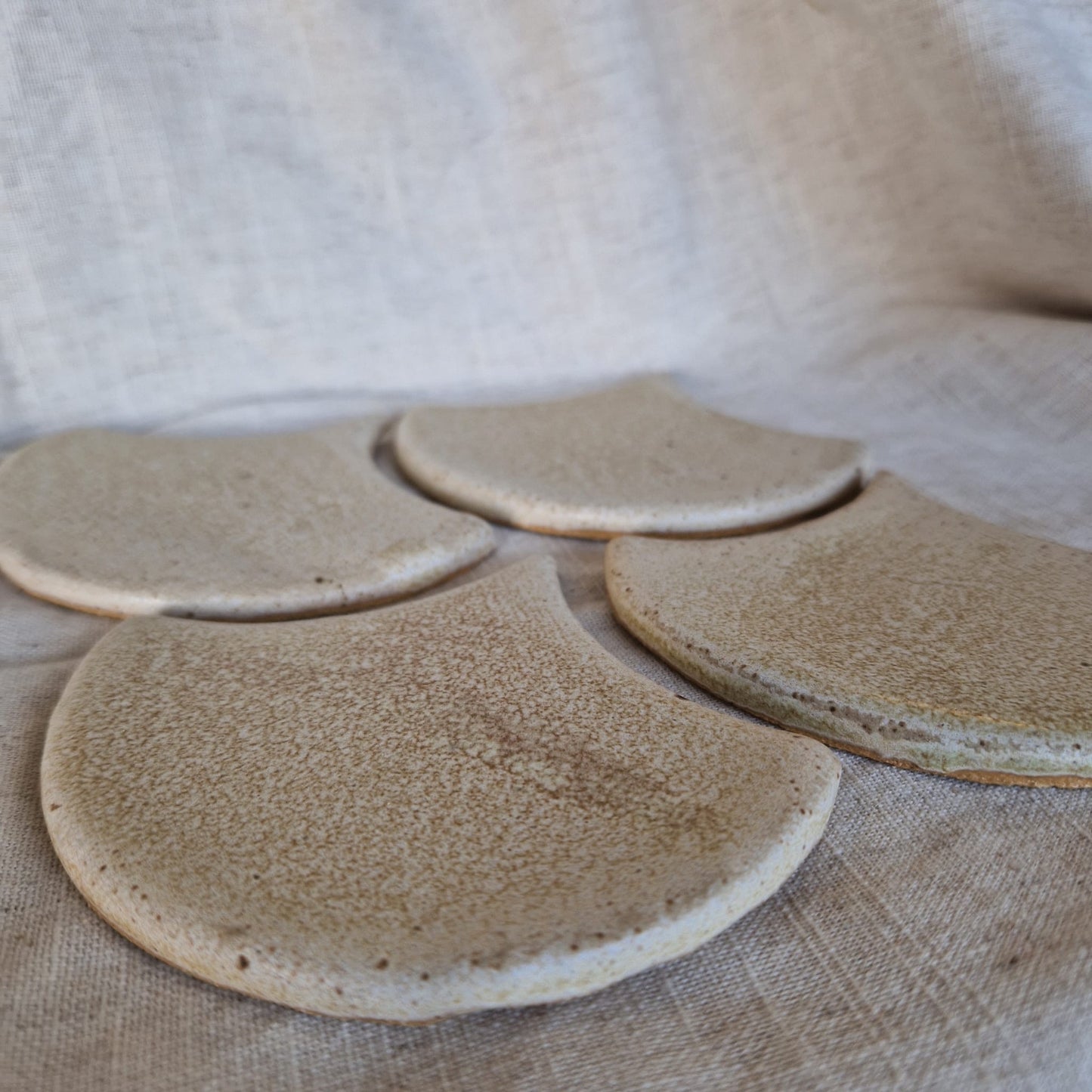 Cream coaster sets
