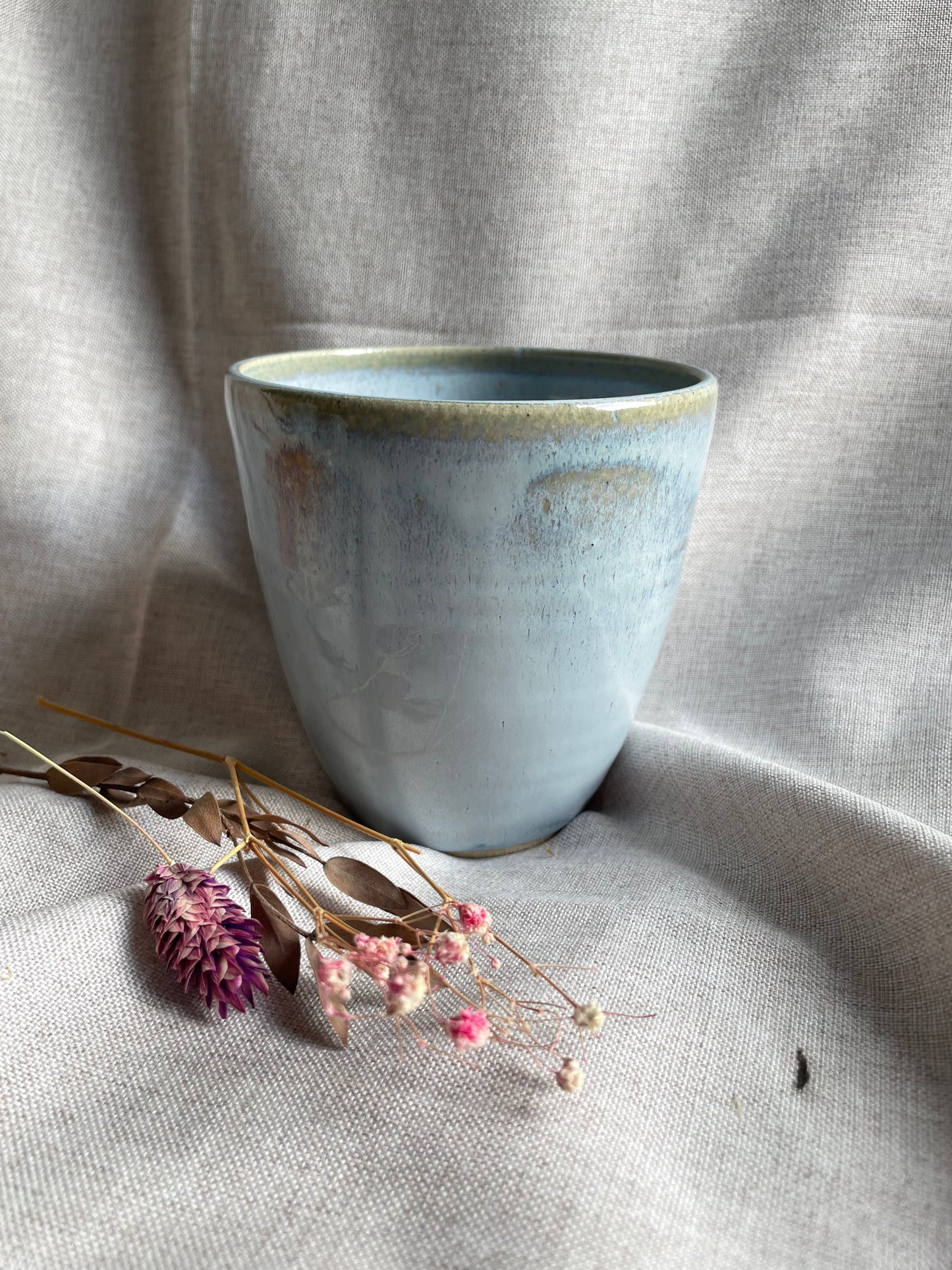 Sky Blue 10cm Planter