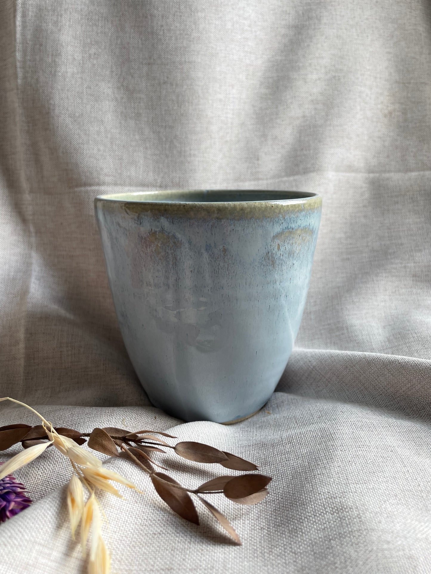 Sky Blue 10cm Planter