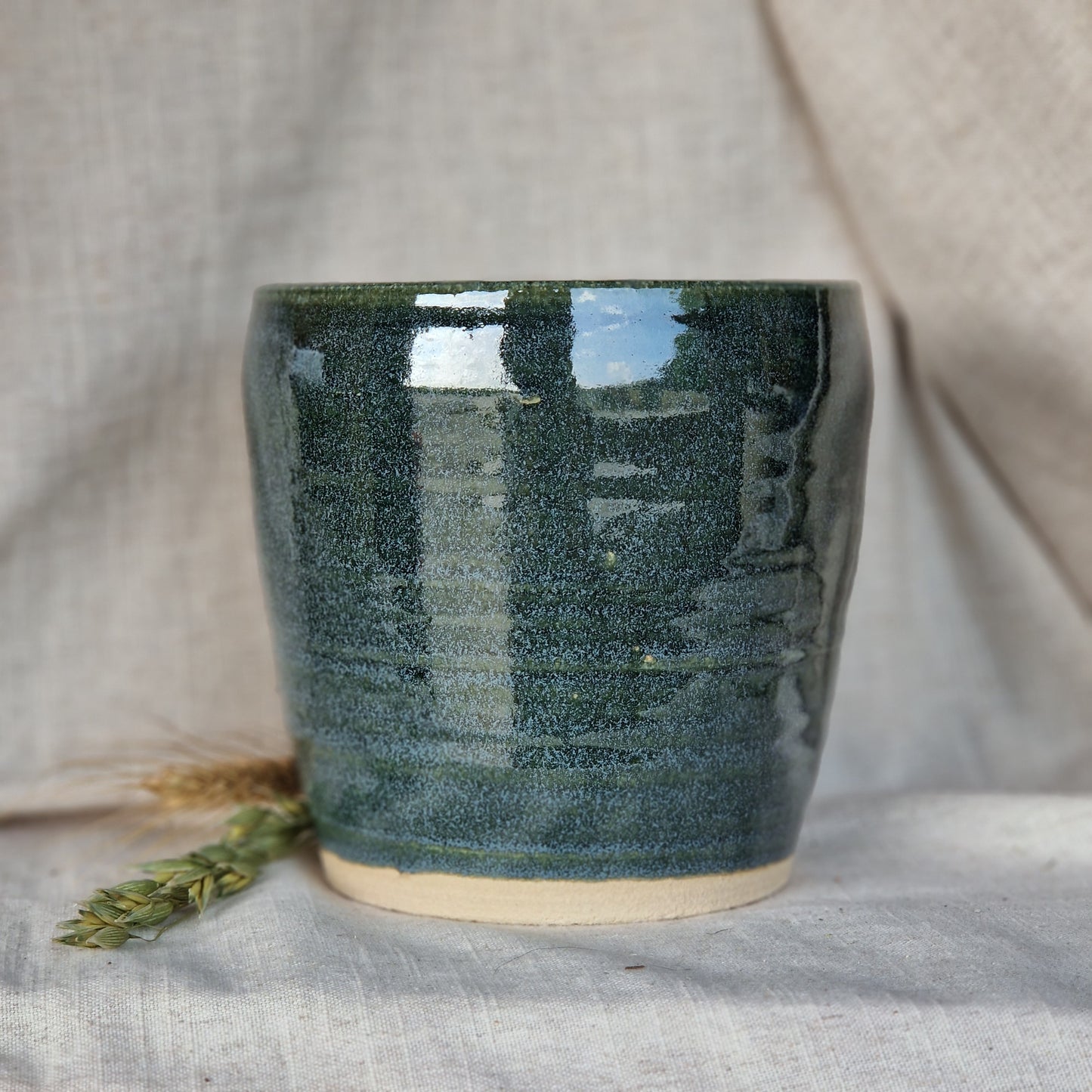 Green 12cm Planter