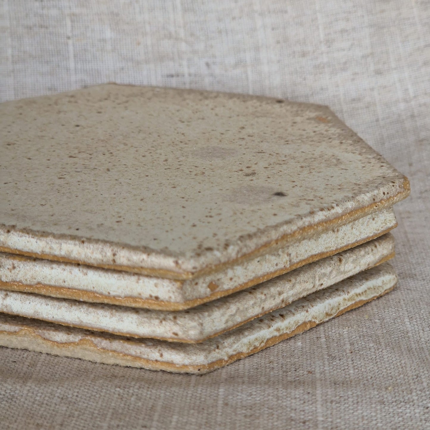 Cream coaster sets