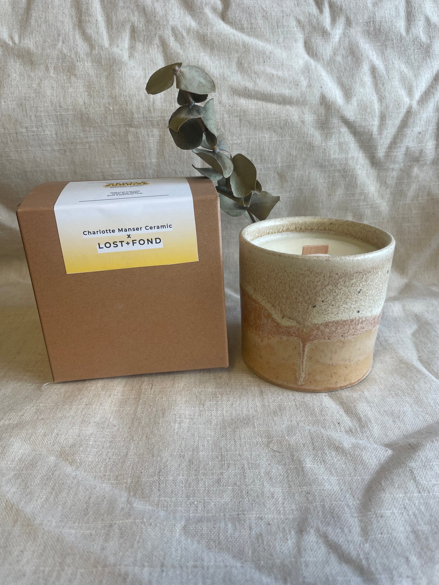 Ceramic candle