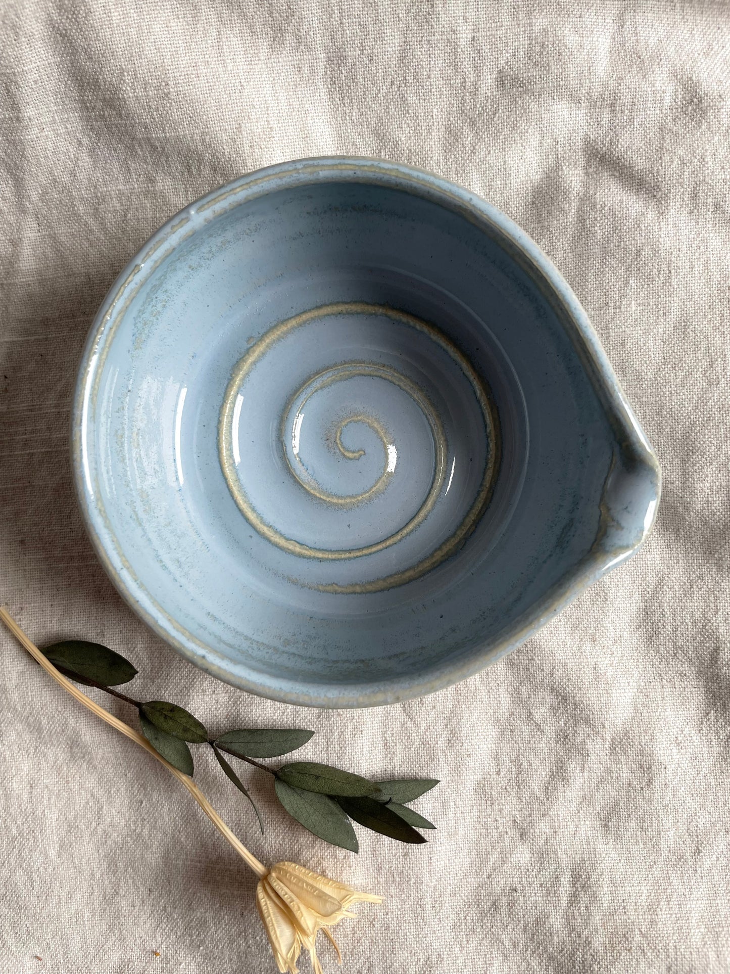 Sky Blue Shaving Bowl