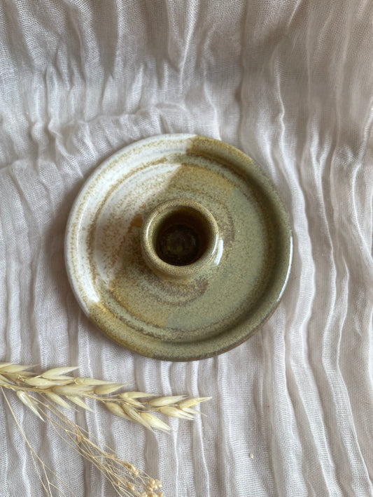 Bamboo Candlestick Holder