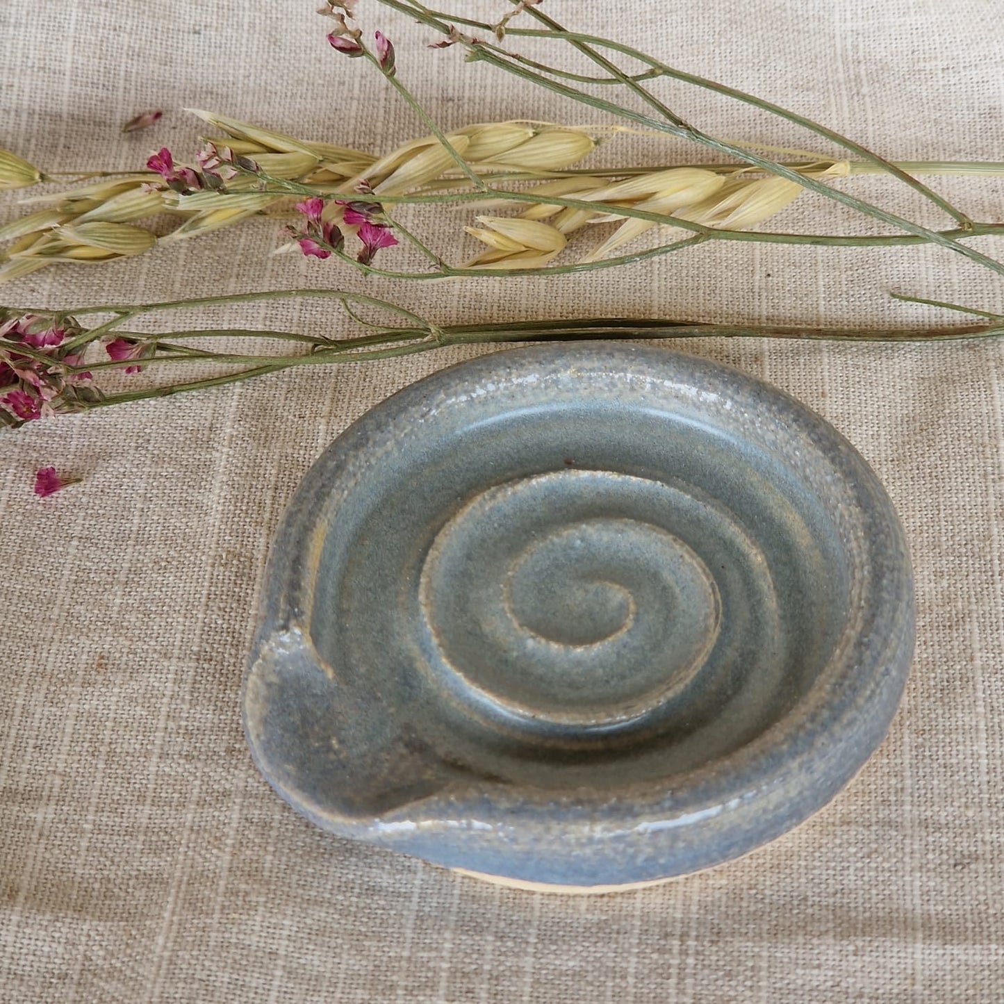 Sky blue mini spoon rest