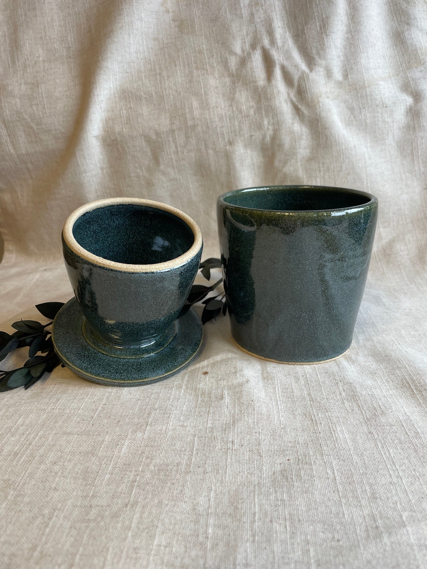 Green Butter Crock