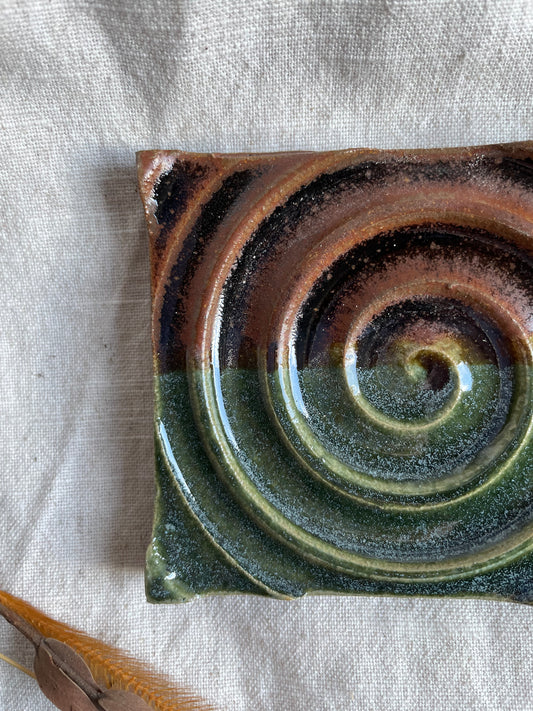 Earth Rectangular Soap Dish