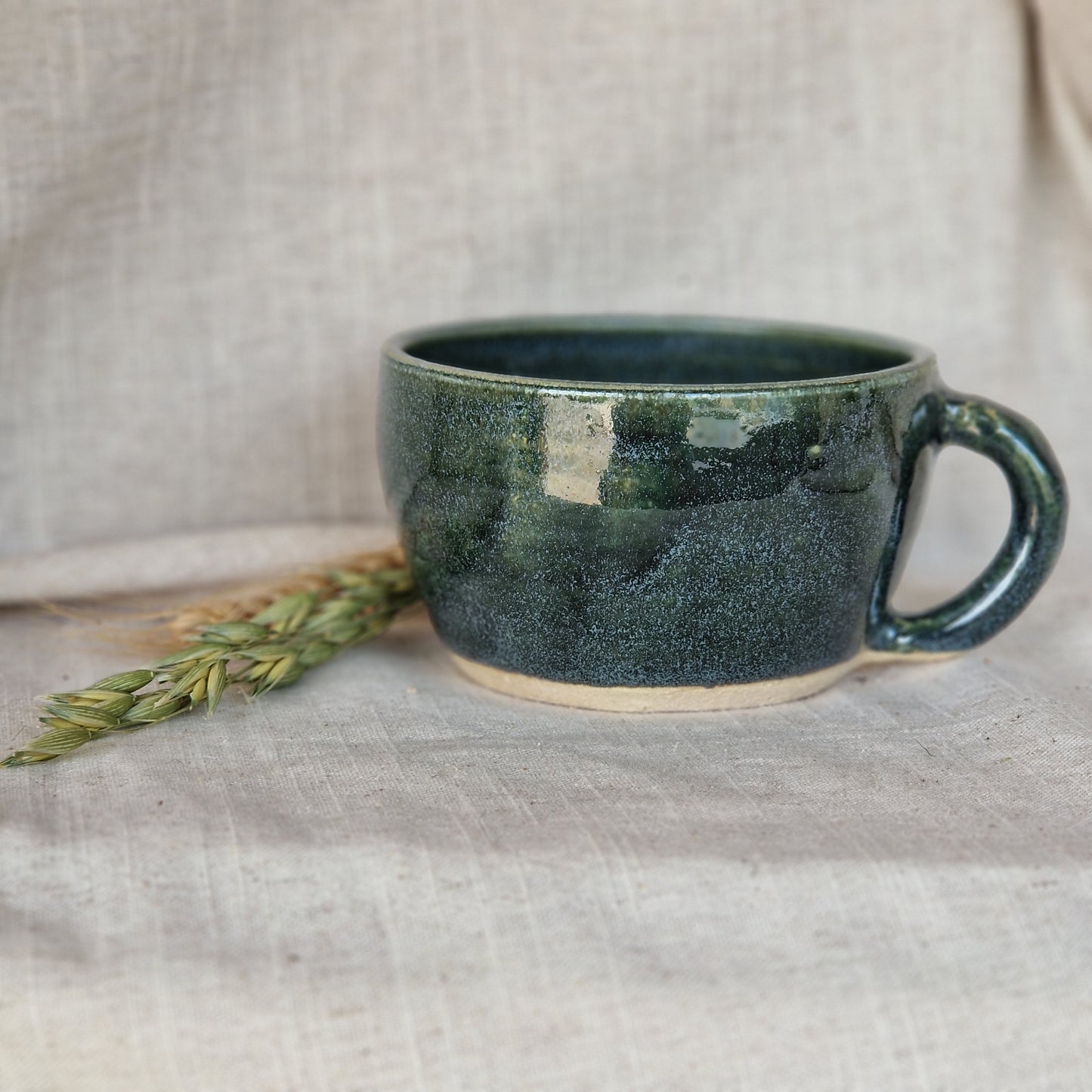 Green Cappuccino Mug