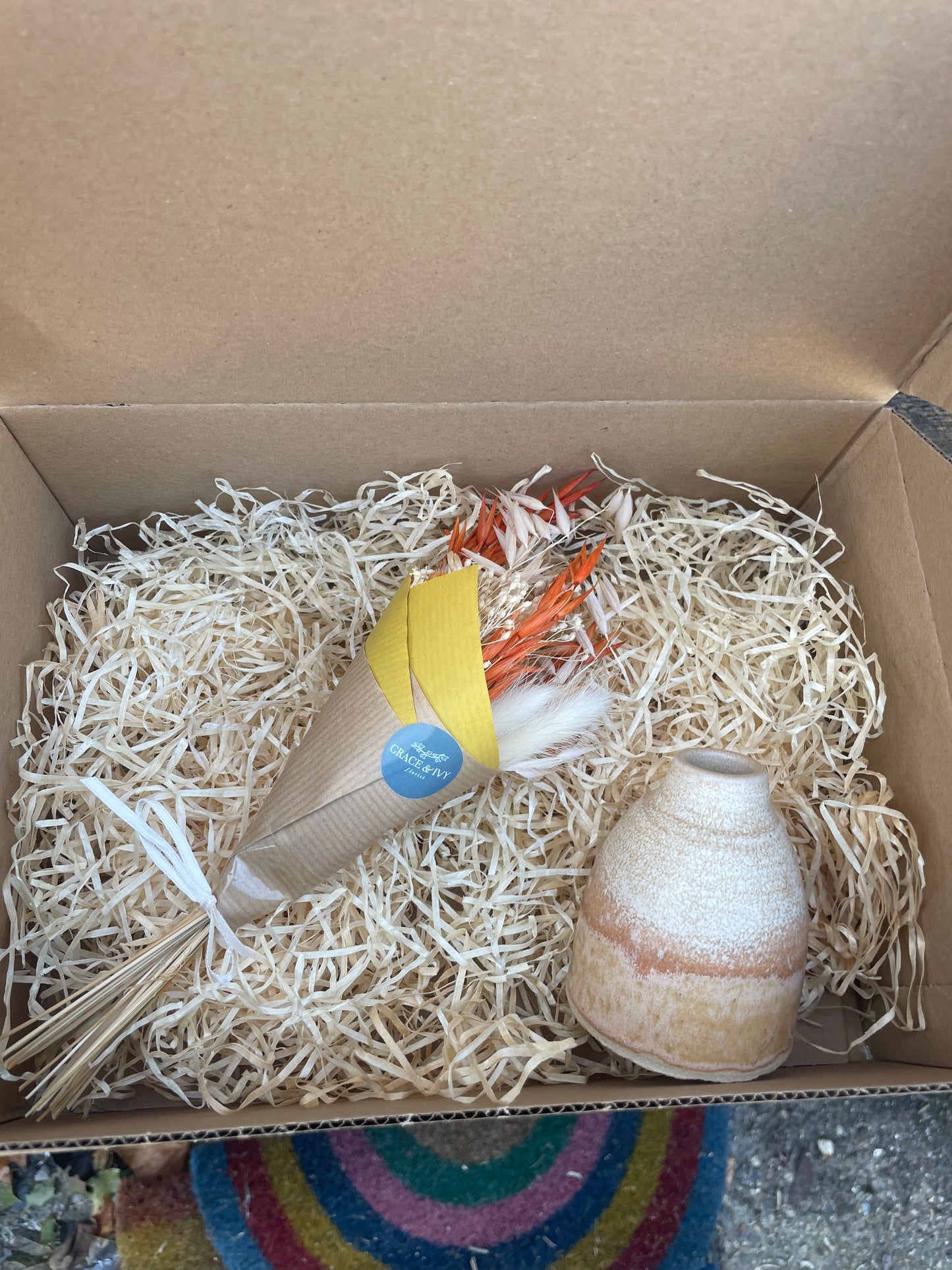 Stripe Bud Vase/ Reed Diffuser Bottle