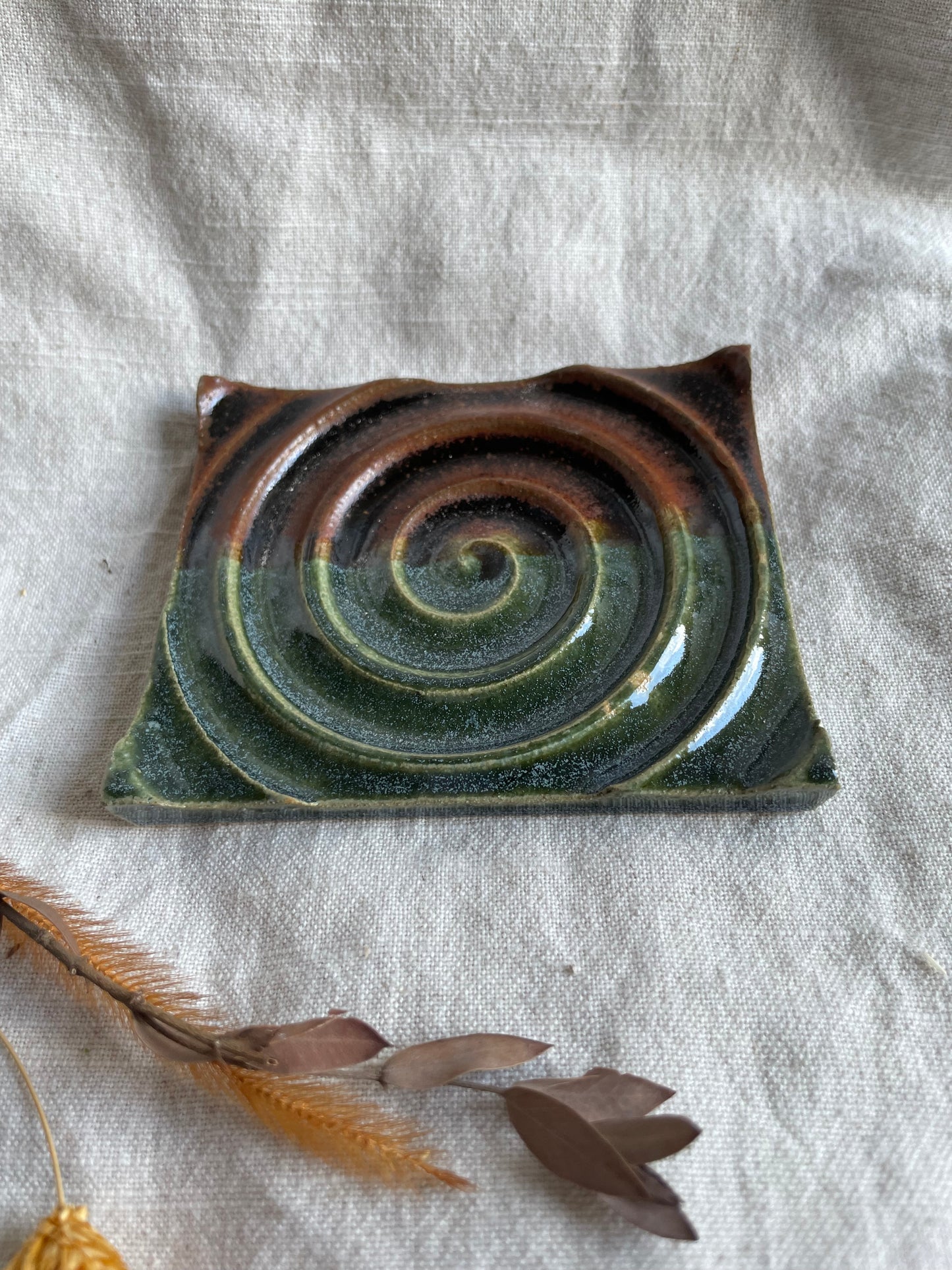 Earth Rectangular Soap Dish