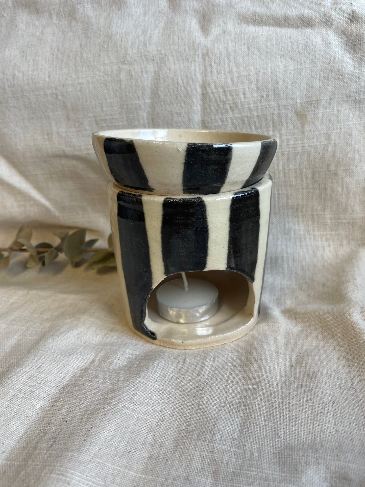 Stripe Wax Burner