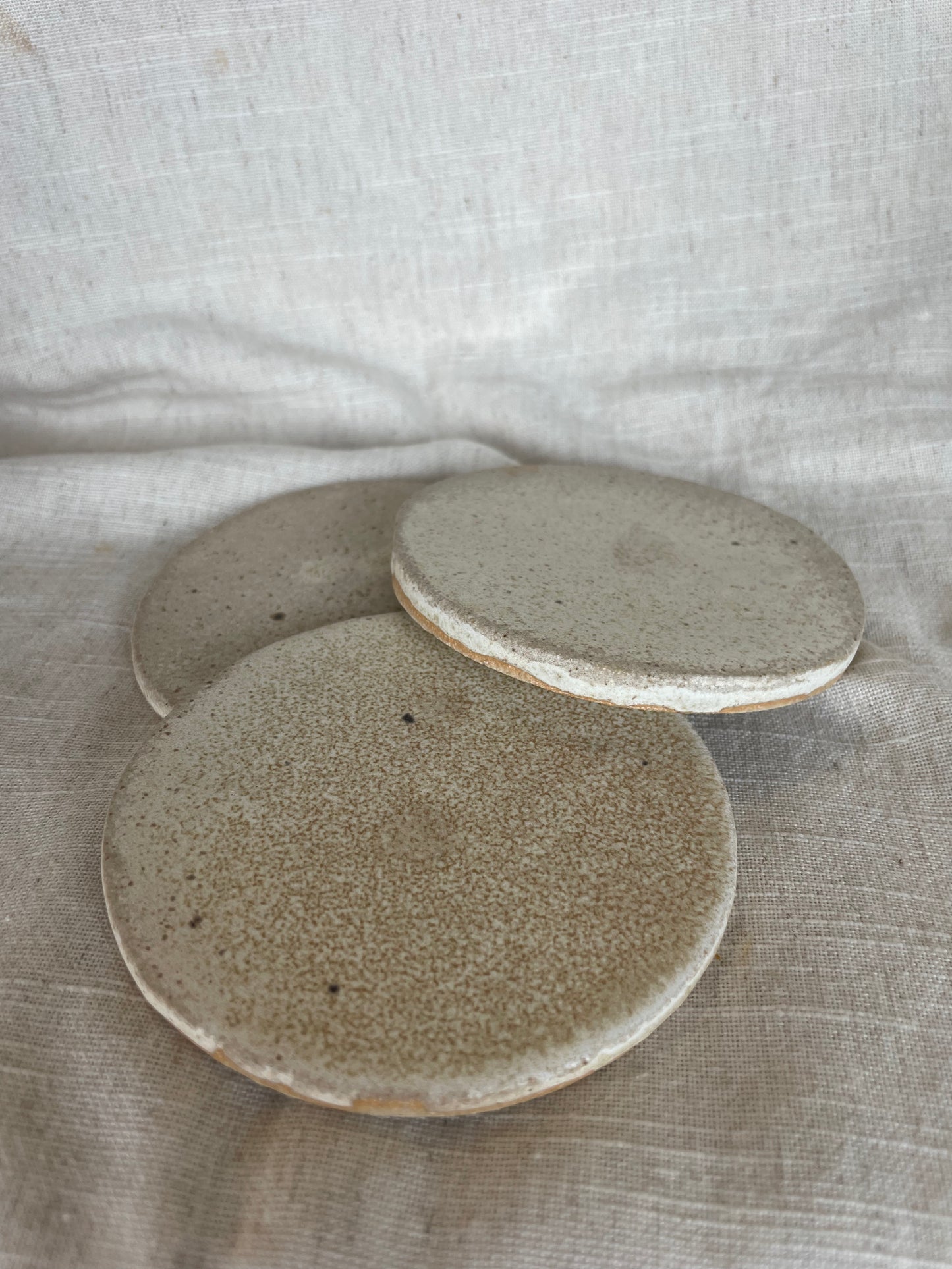Cream coaster sets